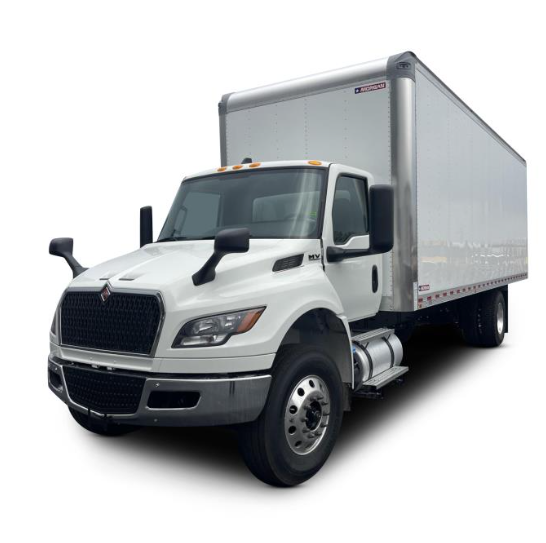 International MV607 box truck